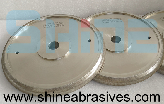 305mm 1A1 সিবিএন গ্রিলিং হুইলস ব্যান্ড সিও ব্লেডের জন্য ইলেক্ট্রোপ্লেটেড ডায়মন্ড সরঞ্জাম