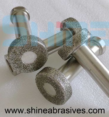 ইলেক্ট্রোপ্লেটিং ডায়মন্ড গ্রিলিং পয়েন্টস গ্রে নোডুলার কাস্ট আয়রন সিরামিক হোল সিও ড্রিলিং বিট জন্য