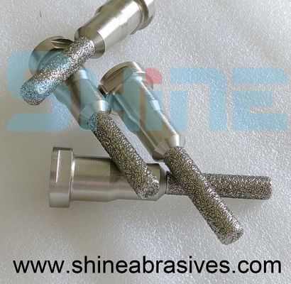 ইলেক্ট্রোপ্লেটিং ডায়মন্ড গ্রিলিং পয়েন্টস গ্রে নোডুলার কাস্ট আয়রন সিরামিক হোল সিও ড্রিলিং বিট জন্য