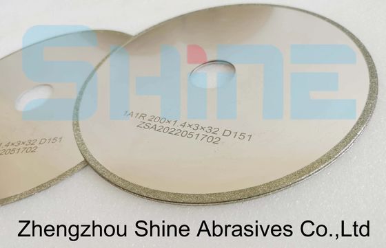 কাস্টমাইজড গ্রাউভিং 1A1R ডায়মন্ড হুইল এবং উচ্চ তাপমাত্রা ক্ষমতা কাটা বন্ধ