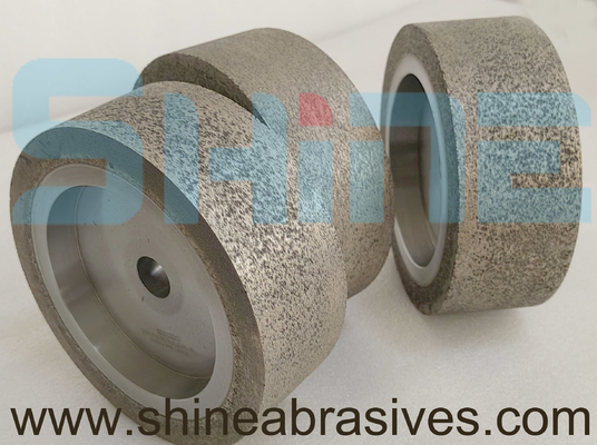 25 মিমি ব্যাসার্ধ ডায়মন্ড গ্লাইস Abrasives মেটাল বন্ড গ্রাইন্ডিং হুইল clogging