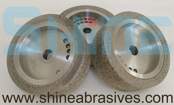 25 মিমি ব্যাসার্ধ ডায়মন্ড গ্লাইস Abrasives মেটাল বন্ড গ্রাইন্ডিং হুইল clogging