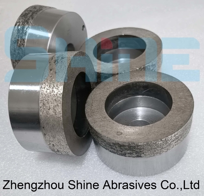 6A2 80mm সিরামিক রুক্ষ গ্রাইন্ডিং জন্য ধাতব বন্ধন ডায়মন্ড কাপ চাকা