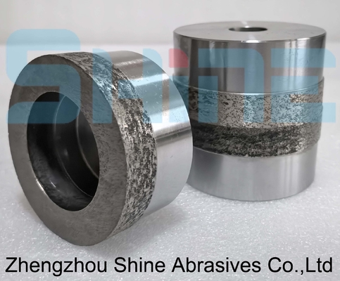 6A2 80mm সিরামিক রুক্ষ গ্রাইন্ডিং জন্য ধাতব বন্ধন ডায়মন্ড কাপ চাকা