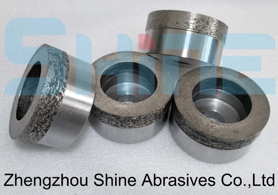 6A2 80mm সিরামিক রুক্ষ গ্রাইন্ডিং জন্য ধাতব বন্ধন ডায়মন্ড কাপ চাকা