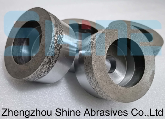 6A2 80mm সিরামিক রুক্ষ গ্রাইন্ডিং জন্য ধাতব বন্ধন ডায়মন্ড কাপ চাকা