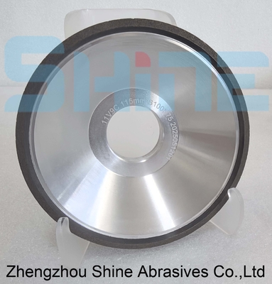 11V9 বাউল আকৃতির রজন বন্ড ডায়মন্ড / সিবিএন গ্রাইন্ডিং হুইল স্টেইনলেস স্টীল