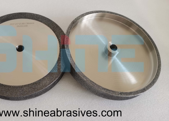 203mm 8 ইঞ্চি 9A1 CBN চাকা ছুরি তীক্ষ্ণ কাঠ টার্নার জন্য