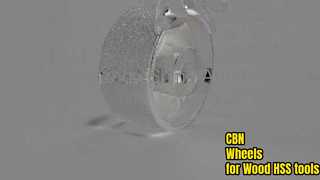 কাঠ এইচএসএস ছুরি গ্রাইন্ডিং এবং শার্পনিং ডেমোর জন্য ইলেক্ট্রোপ্লেটেড সিবিএন চাকা দেখুন