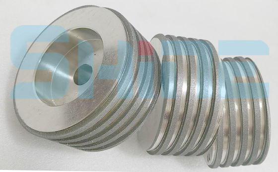 থ্রেড রোলিং সিবিএন শেফিং হুইল ট্রাপিজয়েডাল রেটিকুলেশন সোজা দাঁত 320# 200 মিমি