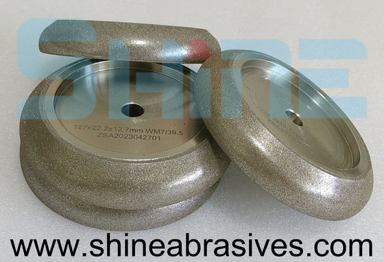 5'7 / 39.5 ব্যাণ্ড সিও ব্লেড তীক্ষ্ণকরণের জন্য ইলেক্ট্রোপ্লেটেড সিবিএন গ্রিলিং হুইল