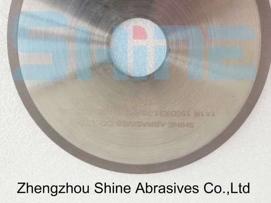 আল্ট্রা পাতলা 1A1R ডায়মন্ড হুইল কাস্টমাইজড সর্বোচ্চ অপারেটিং তাপমাত্রা সর্বোচ্চ অপারেটিং গতি