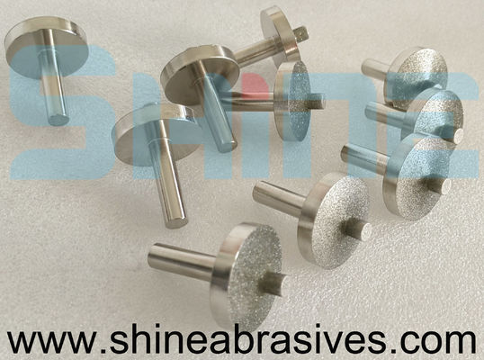শাইন Abrasives ছয় ফ্যাক্টর গ্রাইন্ডিং হুইলস 12.7mm Bore আকার Electroplated ডায়মন্ড