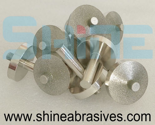 শাইন Abrasives ছয় ফ্যাক্টর গ্রাইন্ডিং হুইলস 12.7mm Bore আকার Electroplated ডায়মন্ড