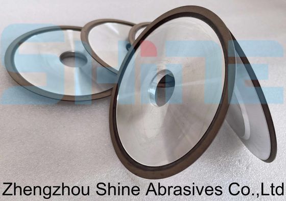 পিসিবিএন কাটিয়া সরঞ্জামগুলির জন্য ডিশ আকৃতির রজন বন্ড ডায়মন্ড গ্রিলিং হুইল