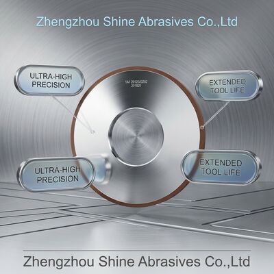 1A1 টংস্টেন কার্বাইড সিরামিকের জন্য রজন ডায়মন্ড বন্ড গ্রিলিং হুইল