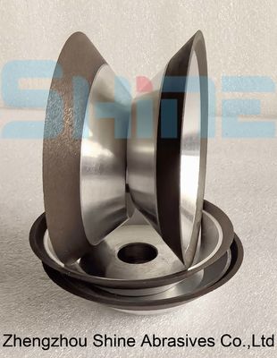 12V9 বাটি আকৃতির রজন বন্ড ডায়মন্ড গ্রাইন্ডিং হুইল জন্য বৃত্তাকার তিরের ব্লেড