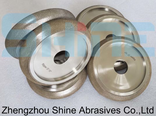 ইলেক্ট্রোপ্লেটেড ব্যান্ডসওয়ার ধারকতা কাঠের ব্যান্ডসওয়ার ব্লেডগুলির জন্য সিবিএন গ্রিলিং হুইল