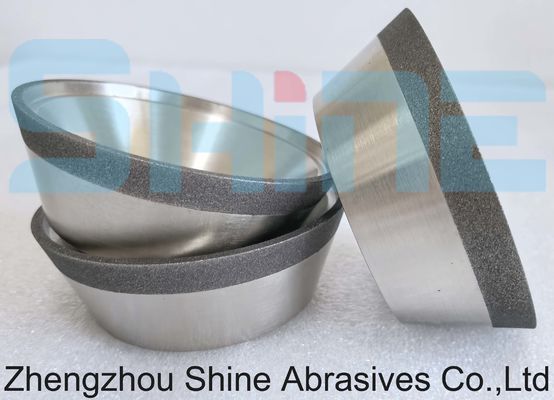 75mm 11V9 রেজিন বন্ড সিবিএন / ডায়মন্ড গ্রাইন্ডিং হুইল সিএনসি সরঞ্জাম গ্রাইন্ডিং জন্য