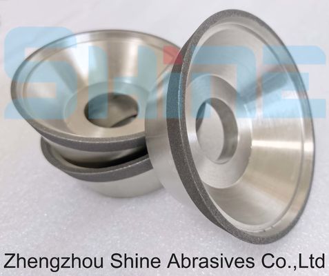 100mm 11V9 রেজিন বন্ড সিবিএন / ডায়মন্ড গ্রাইন্ডিং হুইল সিএনসি সরঞ্জাম গ্রাইন্ডিং জন্য