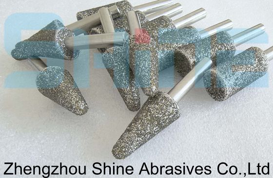 ইলেক্ট্রোপ্লেটেড ডায়মন্ড / সিবিএন গ্রিলিং ম্যান্ড্রেলস এবং কার্বাইড সরঞ্জামগুলির জন্য হুইলস