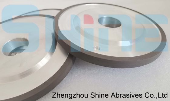সিমেন্টেড কার্বাইডের জন্য 100 মিমি 14 এফ 1 রেজিন বন্ড ডায়মন্ড / সিবিএন গ্রিলিং হুইল