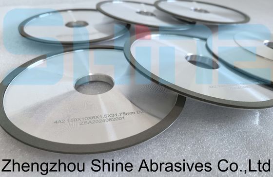 4A2 টংস্টেন কার্বাইড মেশিনিংয়ের জন্য রজন বন্ড ডায়মন্ড গ্রিলিং হুইল