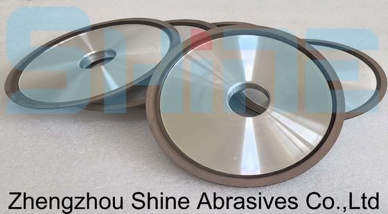 কাঠের শিল্পের সরঞ্জামগুলির জন্য 4 ভি 2 রেসিস বন্ড ডায়মন্ড গ্রিলিং হুইল