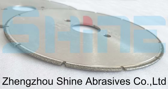 ঢালাই লোহার গ্রাইন্ডিং এবং কাটার জন্য ৩০০মিমি ইলেক্ট্রোপ্লেটেড হীরক চাকতি