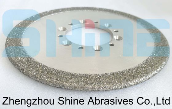 ইলেক্ট্রোপ্লেটেড ডায়মন্ড কাস্ট আয়রন গ্রিলিং হুইলস ধাতু প্রক্রিয়াকরণের জন্য