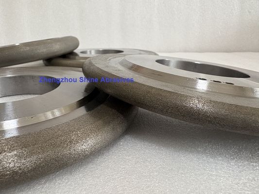 200mm 14F1 metal bond diamond wheel for carbide roll grinding or profile.