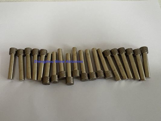 অভ্যন্তরীণ গ্রিলিং এবং ডিবারিংয়ের জন্য 6 মিমি শাখা সিবিএন ইলেক্ট্রোপ্লেটেড মাউন্ট পয়েন্টস