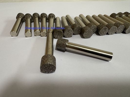 অভ্যন্তরীণ গ্রিলিং এবং ডিবারিংয়ের জন্য 6 মিমি শাখা সিবিএন ইলেক্ট্রোপ্লেটেড মাউন্ট পয়েন্টস