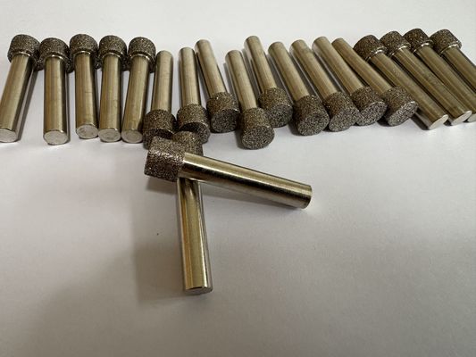 অভ্যন্তরীণ গ্রিলিং এবং ডিবারিংয়ের জন্য 6 মিমি শাখা সিবিএন ইলেক্ট্রোপ্লেটেড মাউন্ট পয়েন্টস