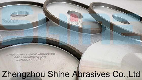 4A2 শক্ত কার্বাইড সেগ ব্লেড টুথ টপ গ্রিলিংয়ের জন্য আকৃতির ডায়মন্ড হুইল