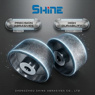 কাঠের এইচএসএস ছুরি গ্রিলিং এবং ধারালো করার জন্য ইলেক্ট্রোপ্লেটেড সিবিএন হুইল