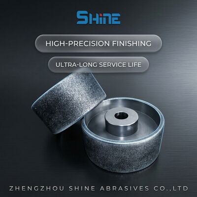 কাঠের এইচএসএস ছুরি গ্রিলিং এবং ধারালো করার জন্য ইলেক্ট্রোপ্লেটেড সিবিএন হুইল