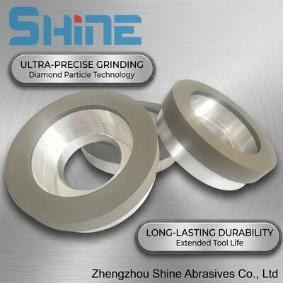 রজন বন্ড 6A2 সলিড কার্বাইড উপকরণ গ্রাইন্ডিং জন্য ডায়মন্ড কাপ চাকা