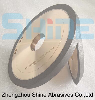 Hybrid-bond diamond wheel for carbide drill bit flute grinding (CNC)