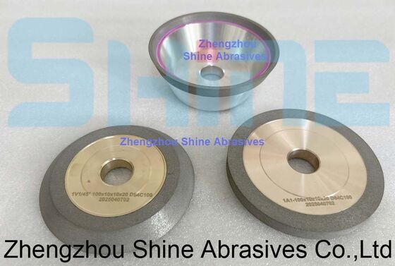 14F1 Metal Bond Diamond Grinding Wheel 200mm D181 for Glass Pencil Edging Continuous Production
