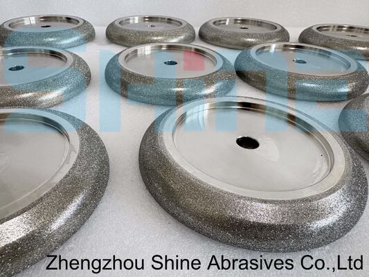 127mm 5 Inch Electroplated CBN Band Saw Sharpening Wheel Tooth Profile Customized Per Blade Drawing