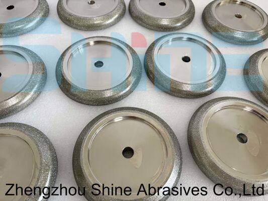 Electroplated CBN Dressing Wheel 254mm 10 Inch No Profile Loss Contour Grinding For Band Saw