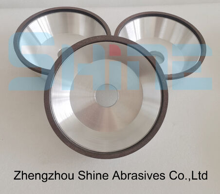 200mm 12A2 Resin Bond Diamond Disc Wheel Fine Grit For Magnetic Material Double Side Grinding