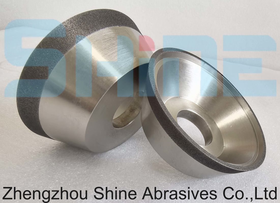 75mm 11V9 রেজিন বন্ড সিবিএন / ডায়মন্ড গ্রাইন্ডিং হুইল সিএনসি সরঞ্জাম গ্রাইন্ডিং জন্য