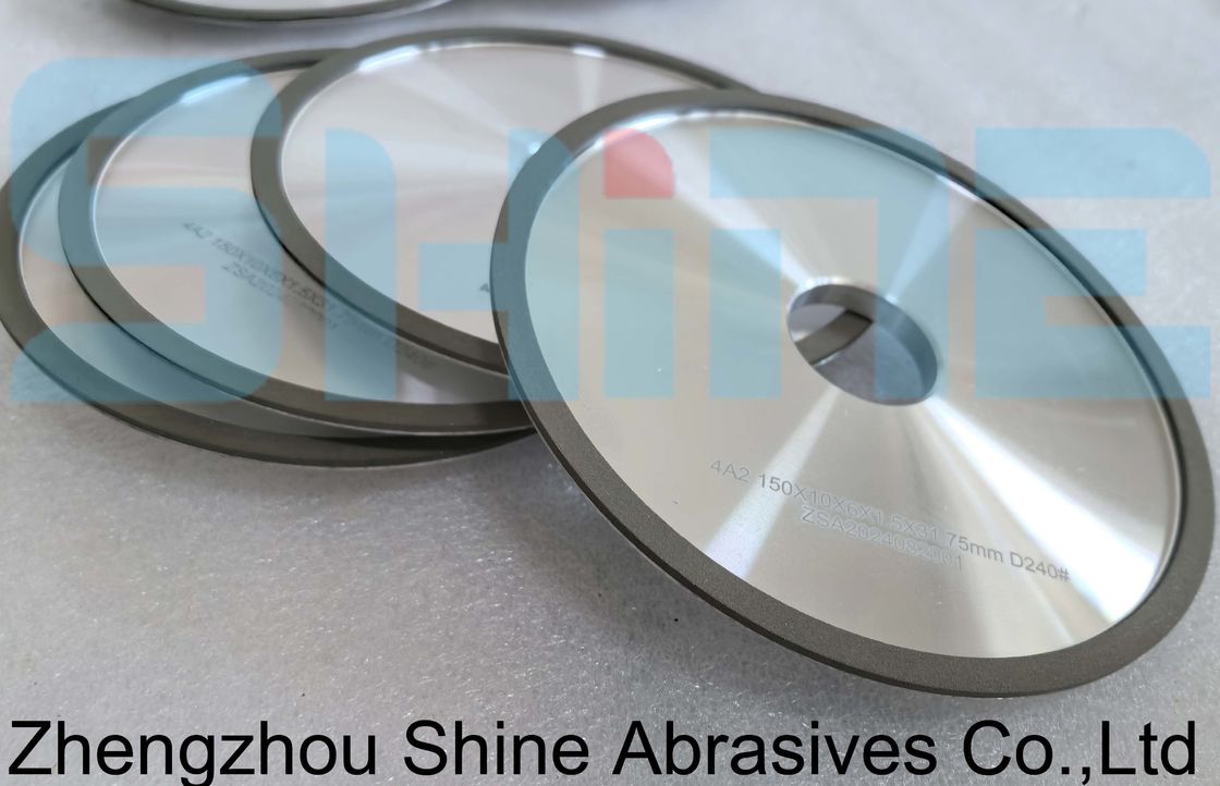 ওডিএম 150 মিমি 4 এ 2 রেজিন বন্ড হুইল ডি 240 কার্বাইড সার্কেল সাগুলির জন্য গ্রিট