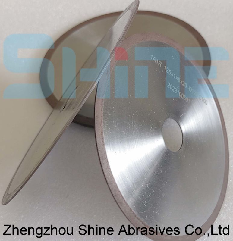 রজন বন্ড 1A1R সলিড কার্বাইড উপাদানগুলির জন্য ডায়মন্ড কাটার হুইল