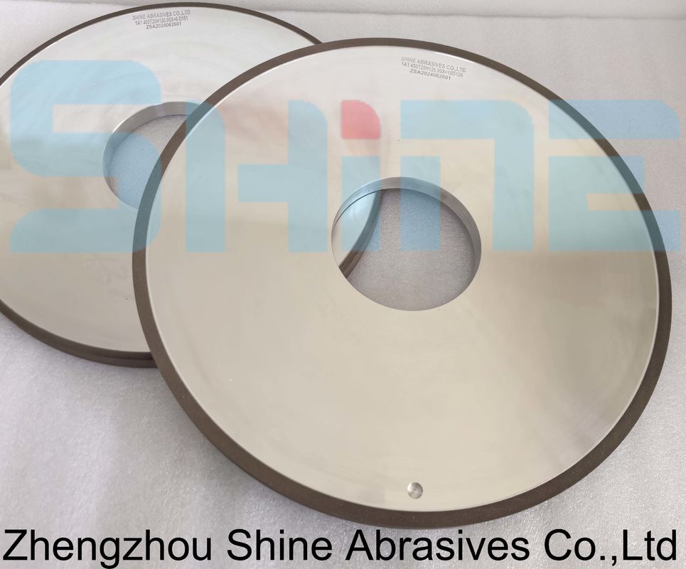 1A1 সিরামিক গ্লাসের জন্য ফ্ল্যাট রেজিন বন্ড ডায়মন্ড গ্রিলিং হুইল