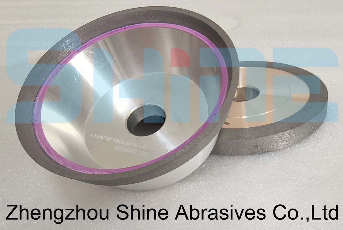 হাইব্রিড বন্ড সিএনসি ডায়মন্ড হুইল সলিড কার্বাইড ড্রিল বিট fluttering জন্য