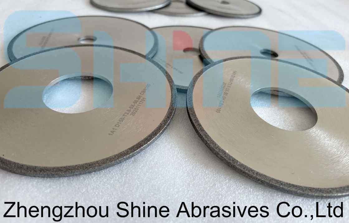 150 MM টংস্টেন কার্বাইডের জন্য ইলেক্ট্রোপ্লেটেড ডায়মন্ড সিবিএন গ্রিলিং হুইল