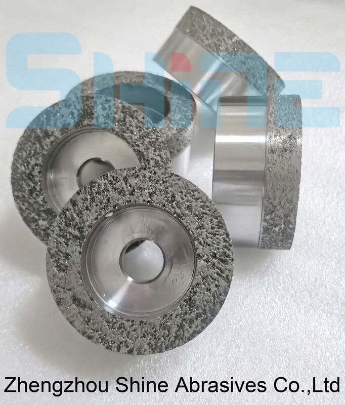 6A2 মেটাল বন্ড ডায়মন্ড গ্রিলিং হুইল 150mm D126 গ্লাস প্রান্ত অবিচ্ছিন্ন অপারেশন জন্য